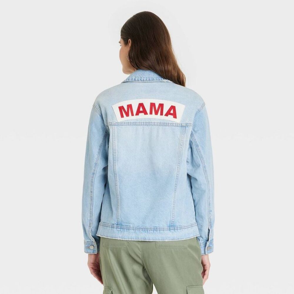 Isabel Maternity by Ingrid & Isabel Light Wash Denim Jacket